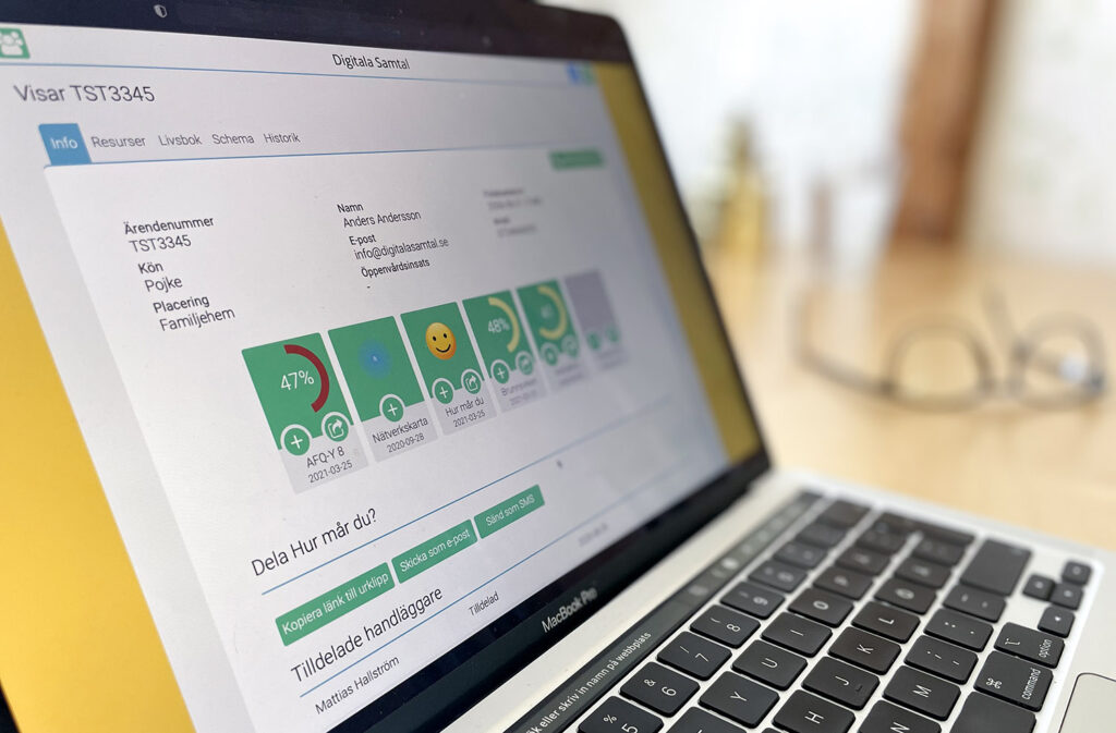 Ny version av Digitala Samtal med bland annat uppdaterat brukarkort