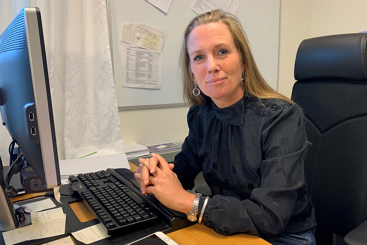 Annika Atterlid Ohlsson ansvarig för videokonsultation inom hemtjänsten i Höörs kommun