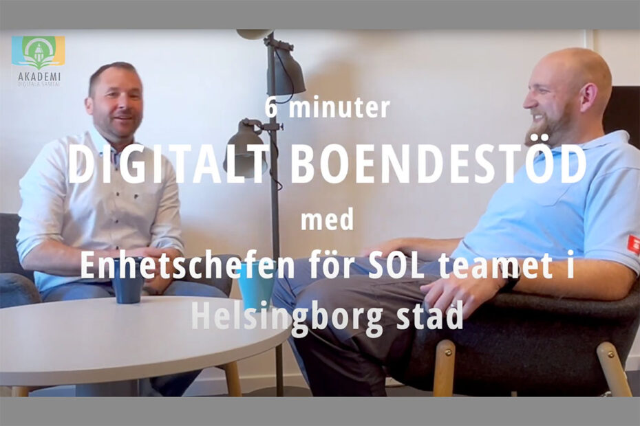 Att lyckas med Digitalt Boendestöd - 6 minuter med Erik Bengtsson