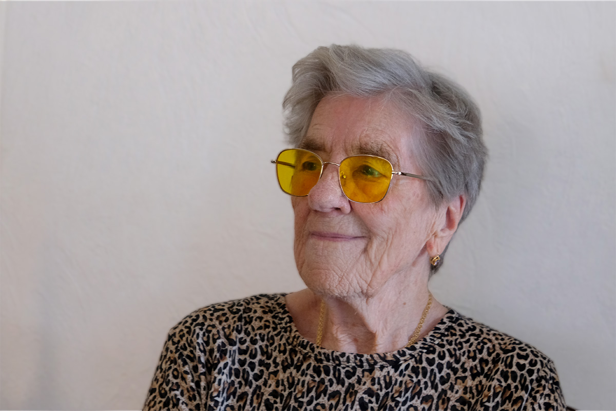 Linnea är första 100-åringen med Digital Hemtjänst – porträtt - vägg - 1200