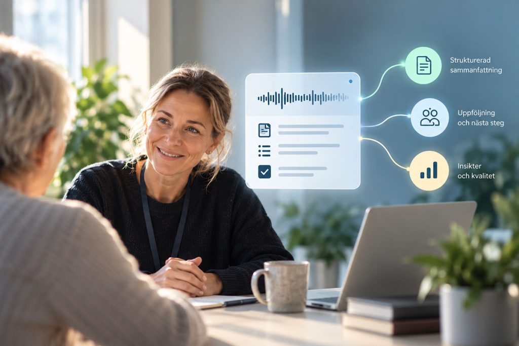 AI för socialtjänst och omsorg – 100% svensk och säker